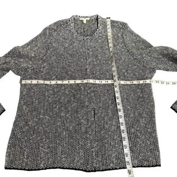 Eileen Fisher Organic Melange Linen Grain Jacket Size XL - Picture 3 of 11